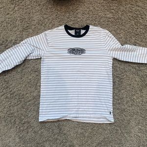 huf worldwide long sleeve stripped tee